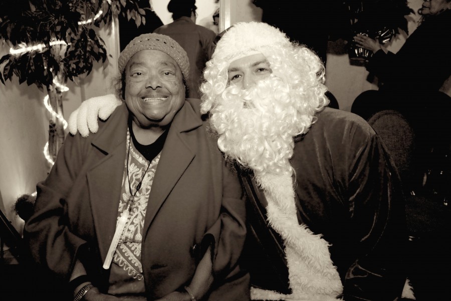 With Santa Claus at the Madison Posada '13